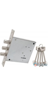 BRUNO 1278 5cl chrome mortise mortise lock