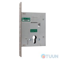 Buonelle B2332USC60XX врізний 3-риг замок під циліндр хром