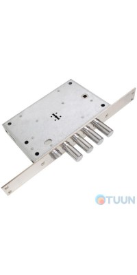 Mottura Art. 52770DM2854CR Замок 4-риг с засова с хром накл
