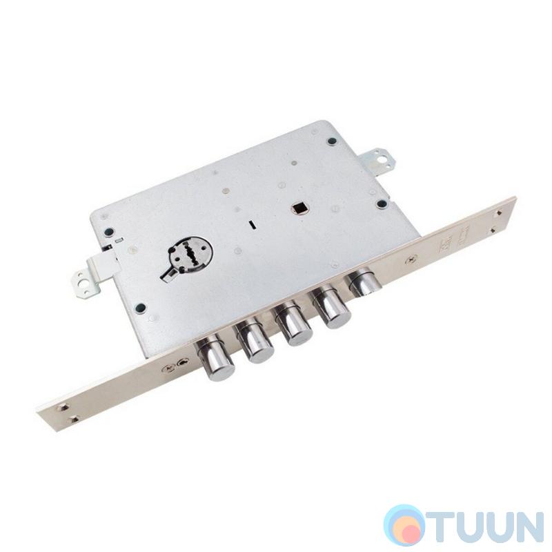 Mottura Art. 52J535H8B05DCWM 4-bar lock with safety catch, handle, left bar 6cm