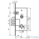 Protect 252R CP 3-rig mechanism with chrome bushing