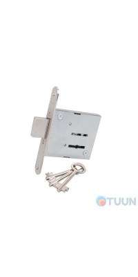 BRUNO 755F mortise lock 3-piece matte chrome