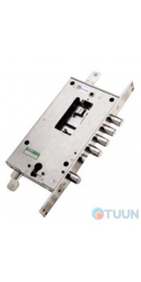 Mottura Art. 54N897SP8RS54 Замок 4-риг с защелкой, нукл и допом замком под евроцилиндр