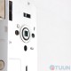 BRUNO 745-3RB CP 3-rig mechanism with chrome bushing (without holes for tie screws)