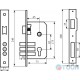 BRUNO 745-3RB CP 3-rig mechanism with chrome bushing (without holes for tie screws)