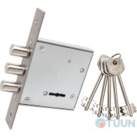 BRUNO ZV8-8D mortise lock 5cl chrome
