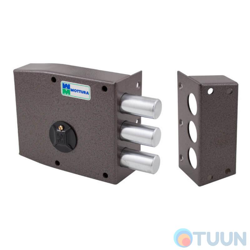 Mottura Art. 20501VDDM CT5 3-rig mortise lock for a combination key