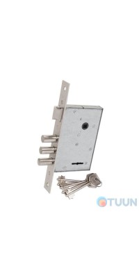 BRUNO BR-77 nickel mortise lock