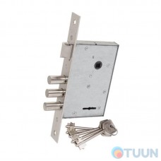 BRUNO BR-77 nickel mortise lock