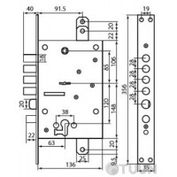 Mottura Ст 54J797G8B05DC6C ХРОМ правий