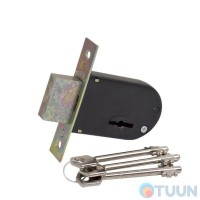 Врезной замок BRUNO 157F 3 кл хром