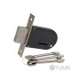 BRUNO 157F 3-piece mortise lock chrome