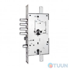 Securemme 2533SCR0328CXX Замок 4-клунь с защелкой левый, защелка сталь (без соответствующей планки)