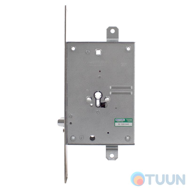 Mottura door lock Art. 84971D8B0B 4 - bolt with latch, for cylinder, for right pull