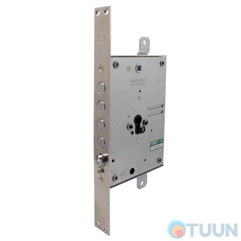 Mottura door lock Art. 84971D8B0B 4 - bolt with latch, for cylinder, for right pull