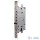 Mottura Art. 54797TBSR56 4-bolt lock with latch and additional lock for Euro cylinder (without overlays)