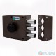 Mottura Art. 30401VD50C5 3-rig mortise lock with push cylinder, with handle from the inside