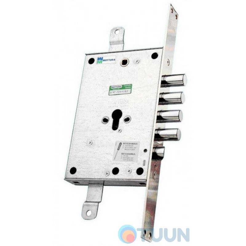 Mottura Art. 85971D28T 4-bar lock with latch, for cylinder, for pulls