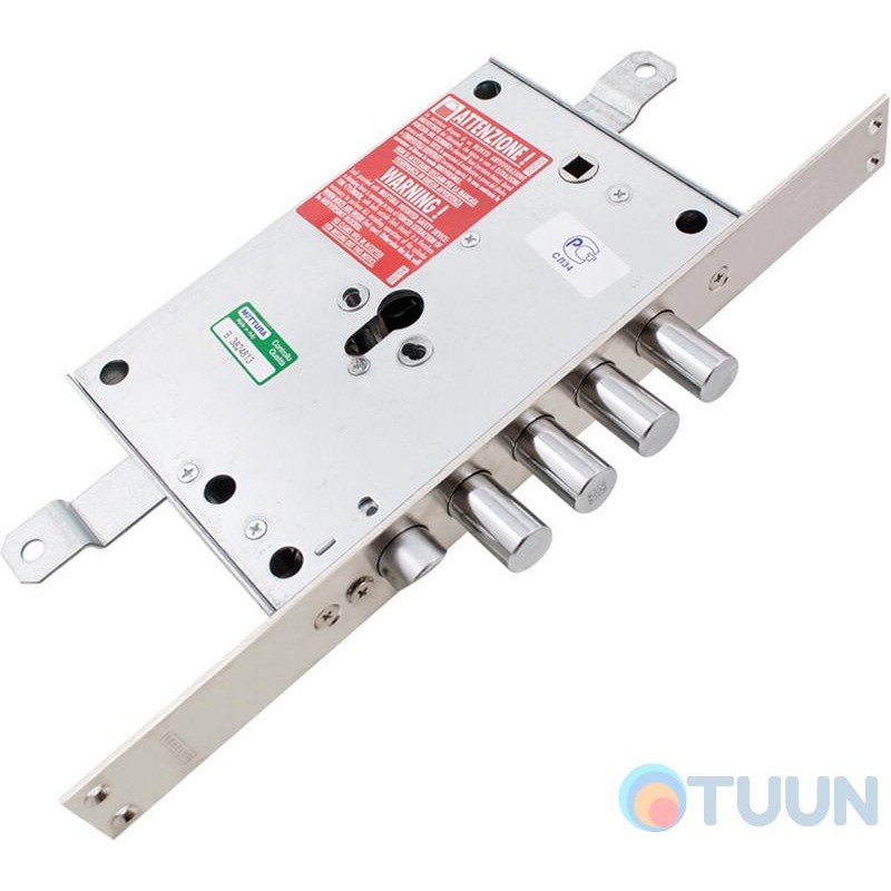 Mottura Art. 85971D28T 4-bar lock with latch, for cylinder, for pulls