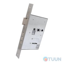 Врезной сувальдный замок BRUNO BR-55 5кл. никель