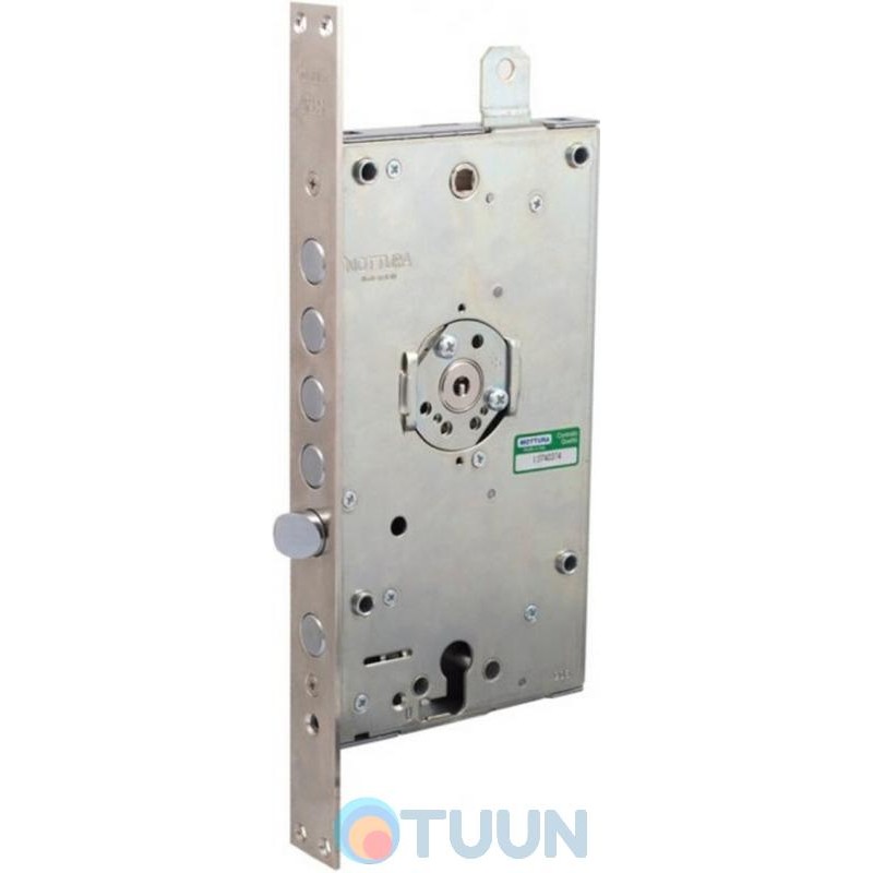 Mottura Art. 3D788S800054 4-bolt lock with deadbolt and additional lock for Euro cylinder