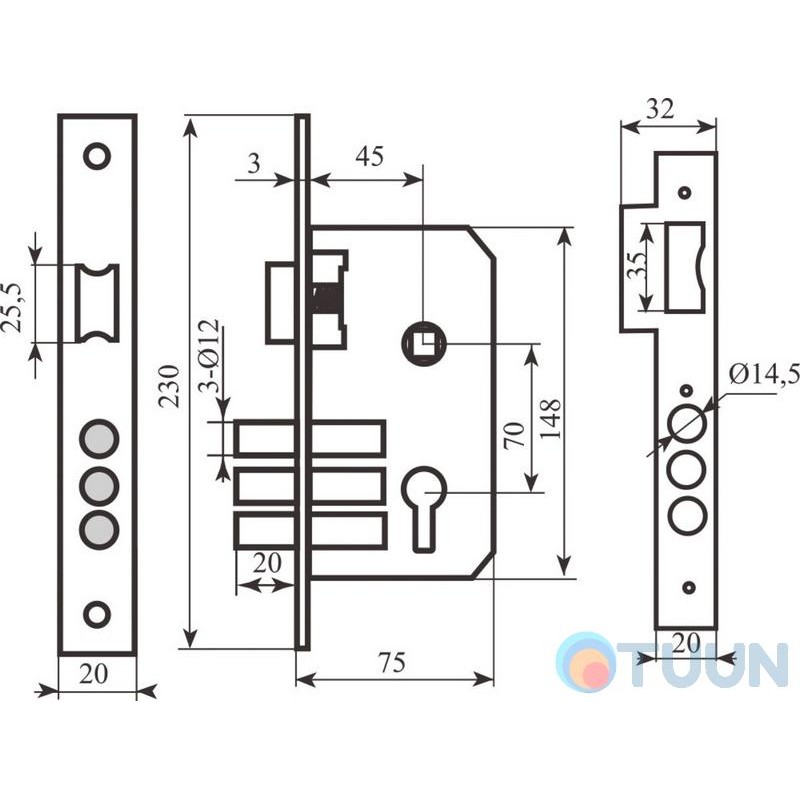 BRUNO 7025-70 mechanism chrome
