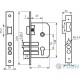 BRUNO 7025-70 mechanism chrome