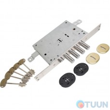 Mottura Art. 52771DM2856 (TSBM) 4-bolt lock with deadbolt, for pulls (without covers)
