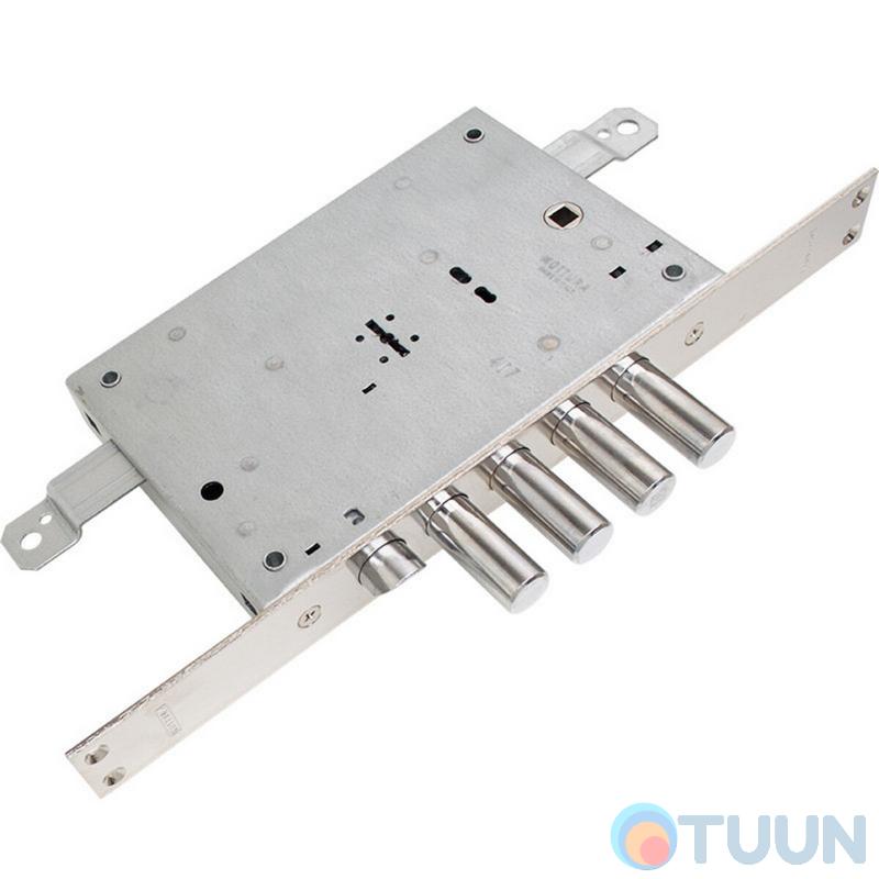 Mottura Art. 52771DM2856 (TSBM) 4-bolt lock with deadbolt, for pulls (without covers)