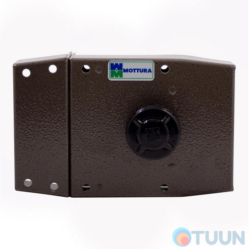 Mottura Art. 30401VS50C5 3-digit mortise lock with push cylinder, with handle from the inside