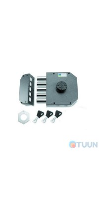 Mottura Art. 30601VD50C5 Замок накладний 5-риг з натискним циліндром, з ручкою зсередини
