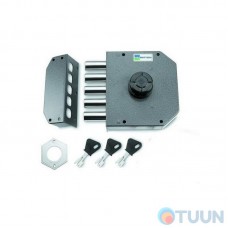 Mottura Art. 30601VD50C5 5-digit mortise lock with push cylinder, with handle from the inside