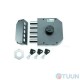 Mottura Art. 30601VD50C5 5-digit mortise lock with push cylinder, with handle from the inside