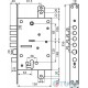 Mottura Art. 54797TBSR54 MATIC 4-bolt lock with latch and additional lock for Euro cylinder
