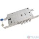 Mottura Art. 54797TBSR54 MATIC 4-bolt lock with latch and additional lock for Euro cylinder