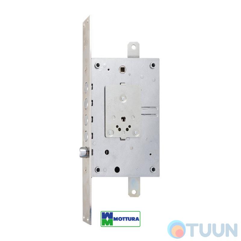 Mottura Art. 3D771D8000 54 4-bolt lock with deadbolt, for pulls