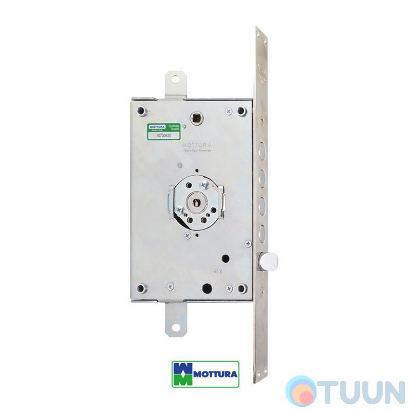 Mottura Art. 3D771D8000 54 4-bolt lock with deadbolt, for pulls