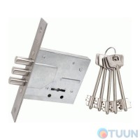 BRUNO 1082 mortise lock 5cl chrome without countersink