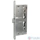 Fire door lock, matt chrome