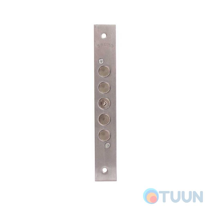 BRUNO BR-3.2 mortise lock, left, 5 keys, nickel