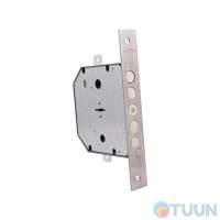 Врізний замок сувальдний BRUNO BR-3.2 лівий 5 ключів, нікель