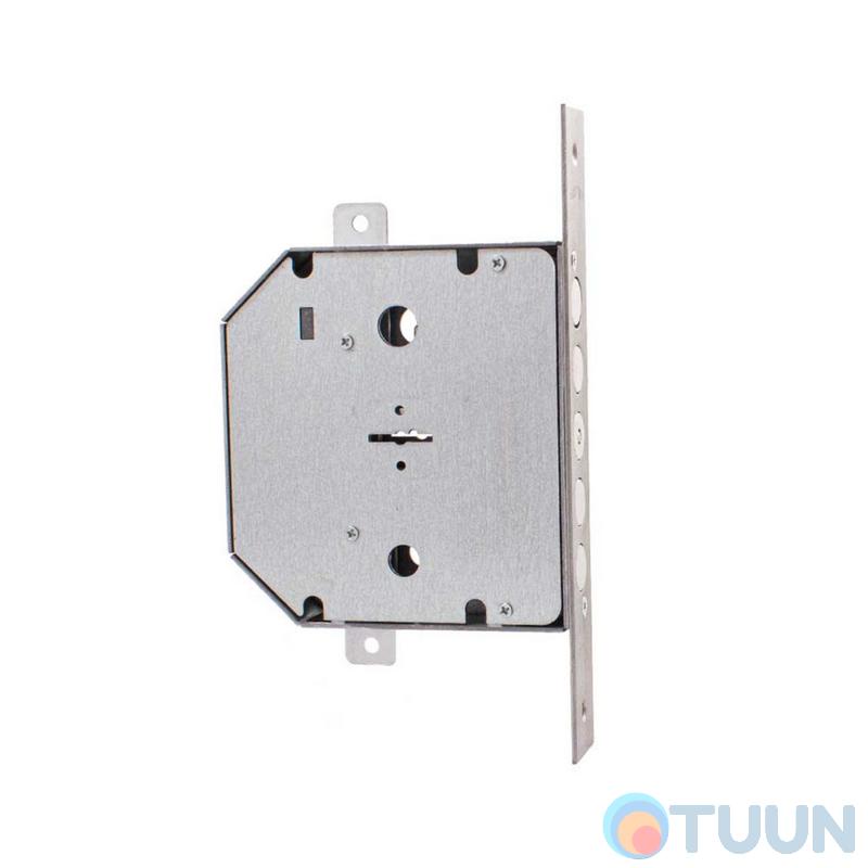 BRUNO BR-3.2 mortise lock, left, 5 keys, nickel
