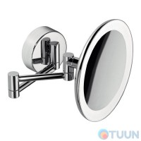 Colombo B9751 Round hanging mirror with backlight chrome