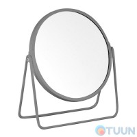 Trento Round Table Mirror Double-Sided Gray
