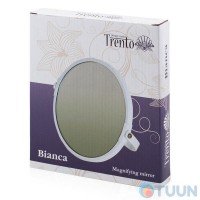 Дзеркало на підставці біле Trento Bianca