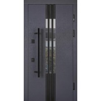 ABWEHR entrance door with thermal break, Revolution model, Termix configuration (LP6)