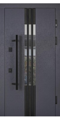 ABWEHR entrance door with thermal break, Revolution model, Termix configuration (LP6)