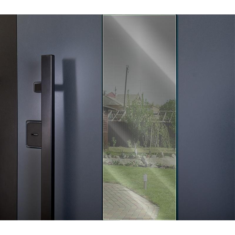 Entrance door ABWEHR with thermal break model Ufo Black COTTAGE (496)