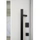 Entrance door ABWEHR with thermal break model Ufo Black COTTAGE (496)