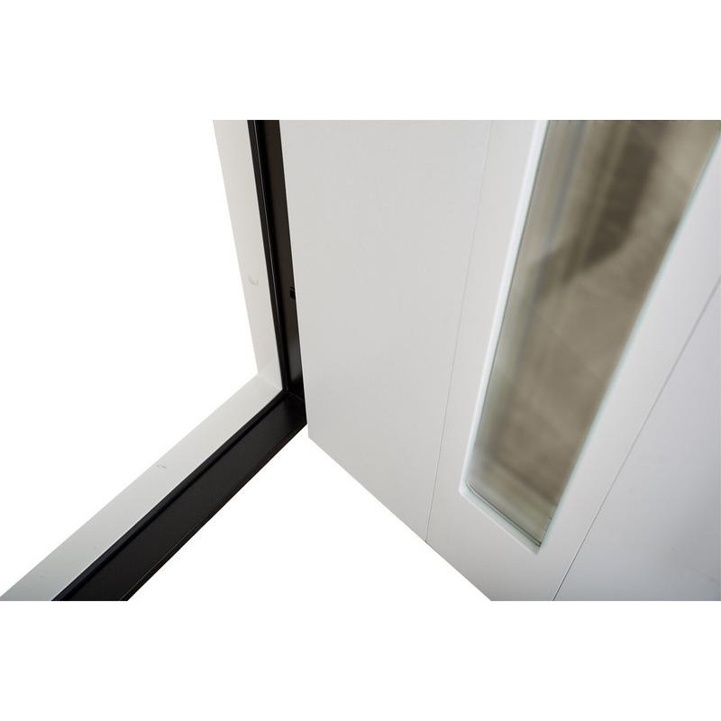 Entrance door ABWEHR with thermal break model Ufo Black COTTAGE (496)